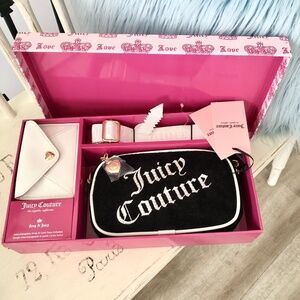 Juicy Couture, Slim Camera Bag/Handbag, Purse, Crossbody Bag, Box Set, New